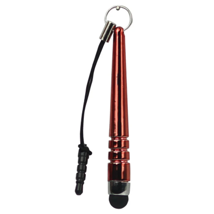 3.5mm Plug Premium Capacitive Stylus Touch Pen for iPhone 4S 4 5 5s 5c / The New iPad / HTC - Red - 2