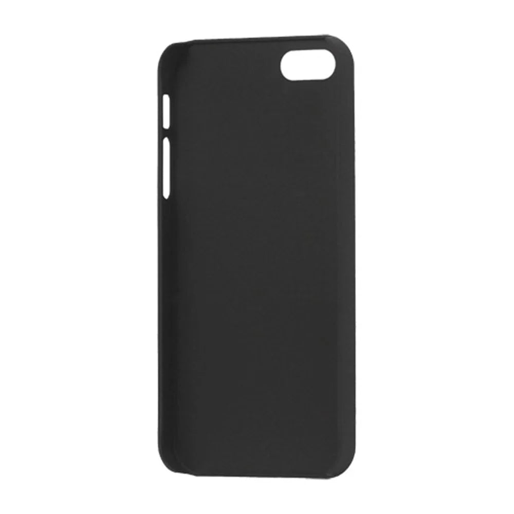 Rubberized Matte Hard Back Case for iPhone SE 5s 5 - Black - 4