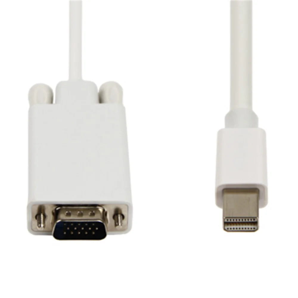 New Thunderbolt Port to VGA Adapter Cable for Apple MacBook,Length:1.8m(6FT) - 1