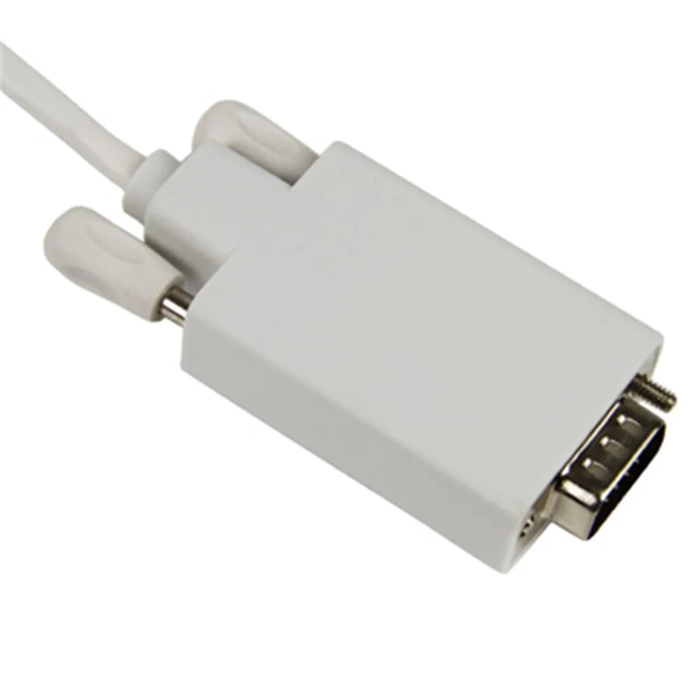 New Thunderbolt Port to VGA Adapter Cable for Apple MacBook,Length:1.8m(6FT) - 2