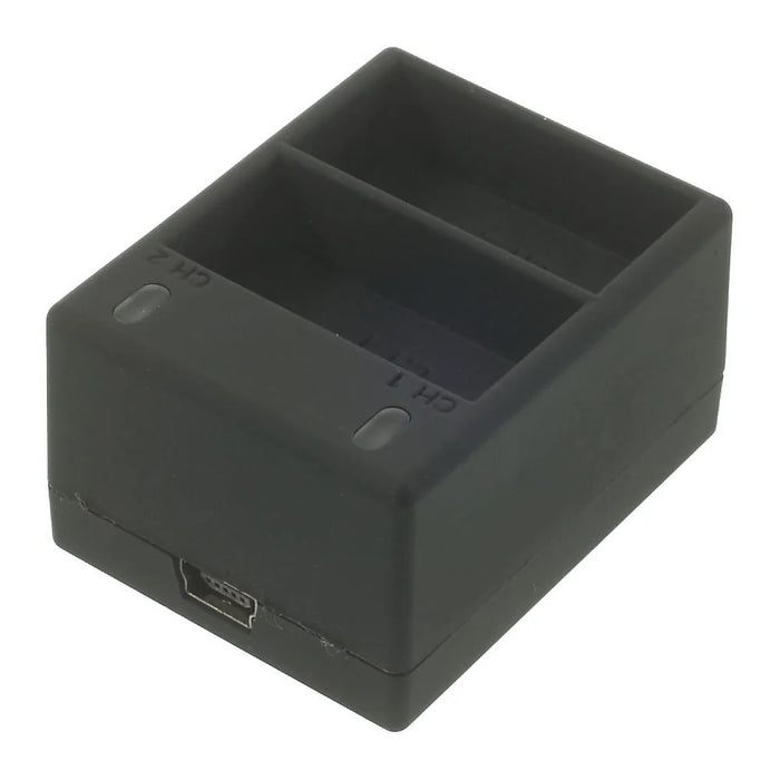 Twin Dual USB Battery Charger Charging Pack for Gopro Hero3+ / 3 with Mini USB Cable - 1