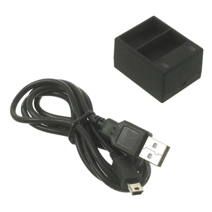 Twin Dual USB Battery Charger Charging Pack for Gopro Hero3+ / 3 with Mini USB Cable - 5