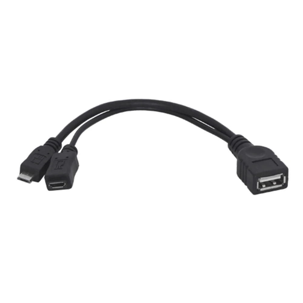 Micro USB Host OTG Cable with Micro USB Power for Samsung i9500 i9100 i9300 i9220 i9250 - 2