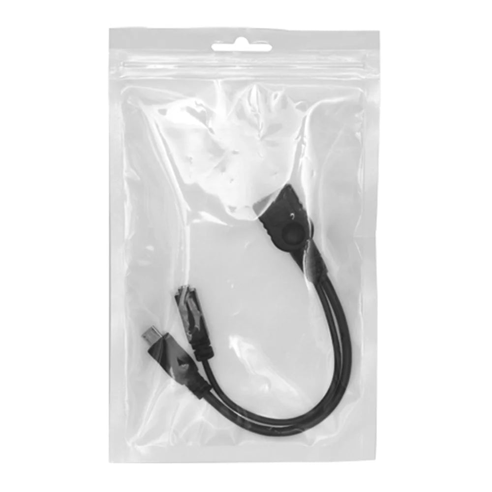 Micro USB Host OTG Cable with Micro USB Power for Samsung i9500 i9100 i9300 i9220 i9250 - 3