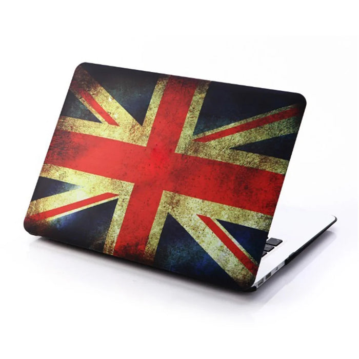 Vintage UK Flag Rubberized Hard Shell Cover for Apple Macbook Air 13.3 - 2