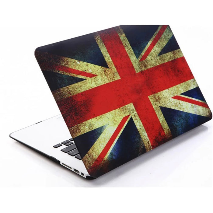 Vintage UK Flag Rubberized Hard Shell Cover for Apple Macbook Air 13.3 - 5