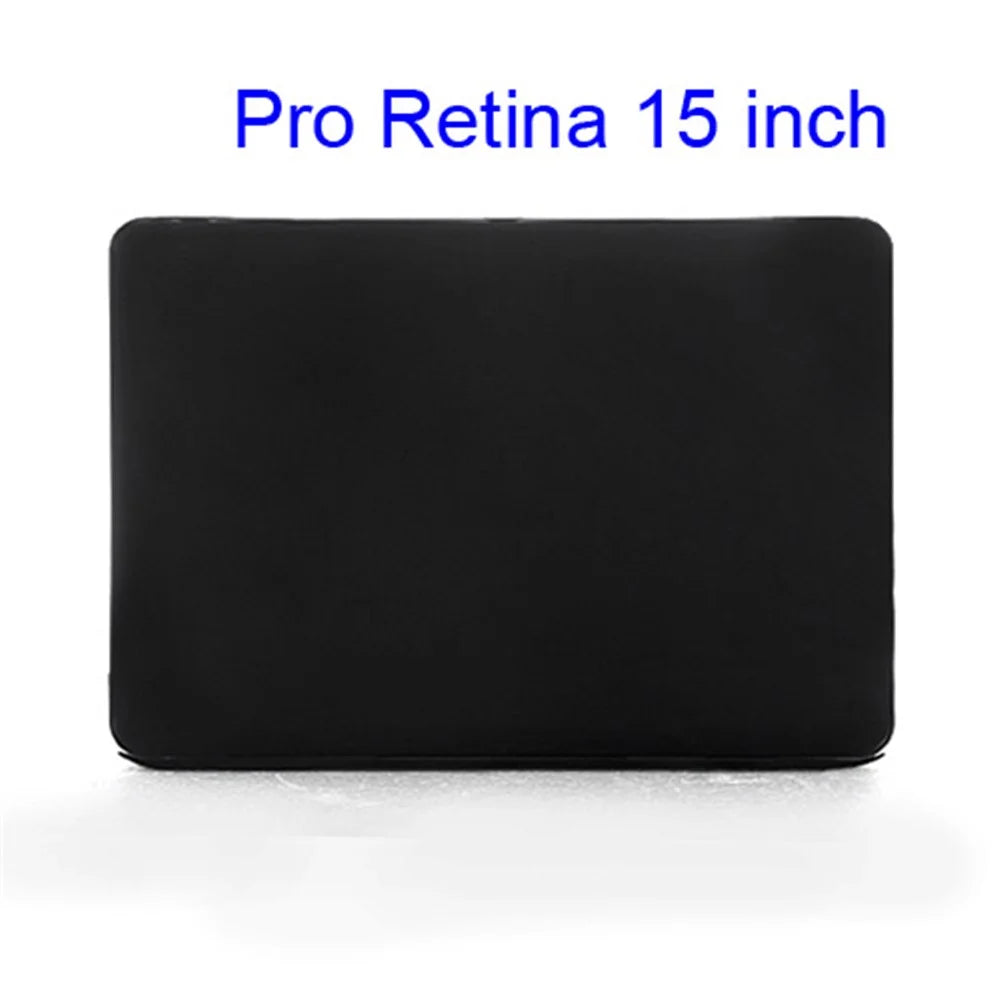 Crystal Protective Case Cover for Apple MacBook Pro 15.4 inch with Retina Display (A1398) - Black - 1