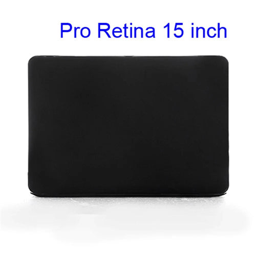 Crystal Protective Case Cover for Apple MacBook Pro 15.4 inch with Retina Display (A1398) - Black - 1