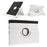 Rotary Stand Litchi Grain Smart Leather Cover for Samsung Galaxy Tab S 10.5 T800 - White - 1