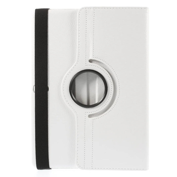 Rotary Stand Litchi Grain Smart Leather Cover for Samsung Galaxy Tab S 10.5 T800 - White - 3