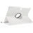 Rotary Stand Litchi Grain Smart Leather Cover for Samsung Galaxy Tab S 10.5 T800 - White - 4