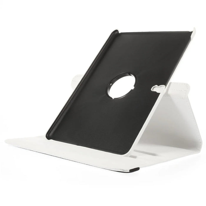 Rotary Stand Litchi Grain Smart Leather Cover for Samsung Galaxy Tab S 10.5 T800 - White - 5