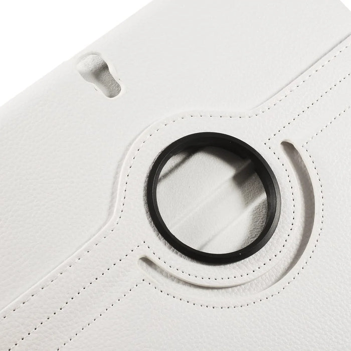 Rotary Stand Litchi Grain Smart Leather Cover for Samsung Galaxy Tab S 10.5 T800 - White - 7