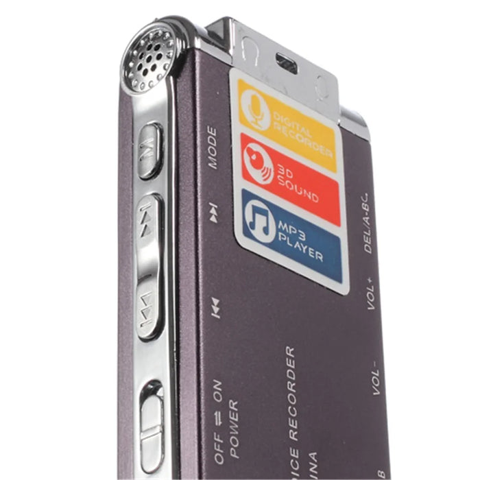 SK-012 Portable Rechargeable 8GB Digital Voice Recorder MP3 Player Support U-disk - Purple - 5