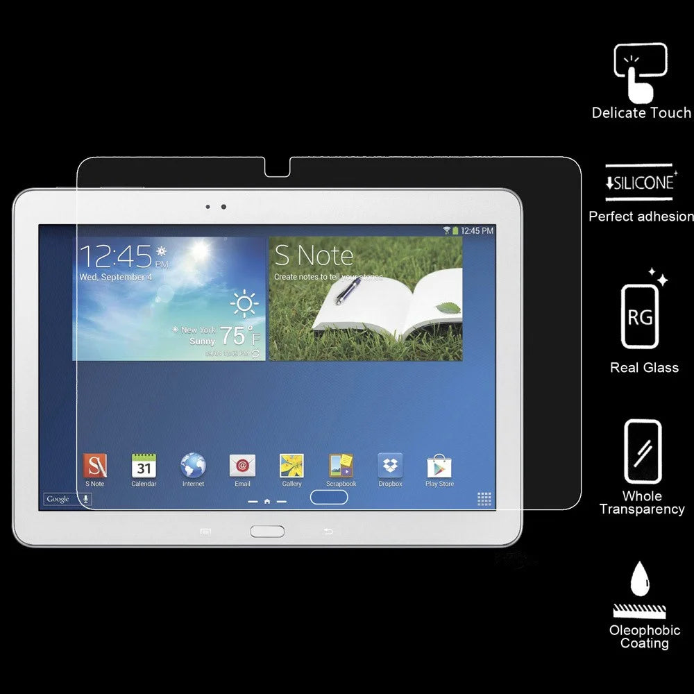 Smooth Clear 0.5mm Tempered Glass Screen Protector for Samsung Galaxy Tab Pro 10.1 T520 T525 P600 - 1