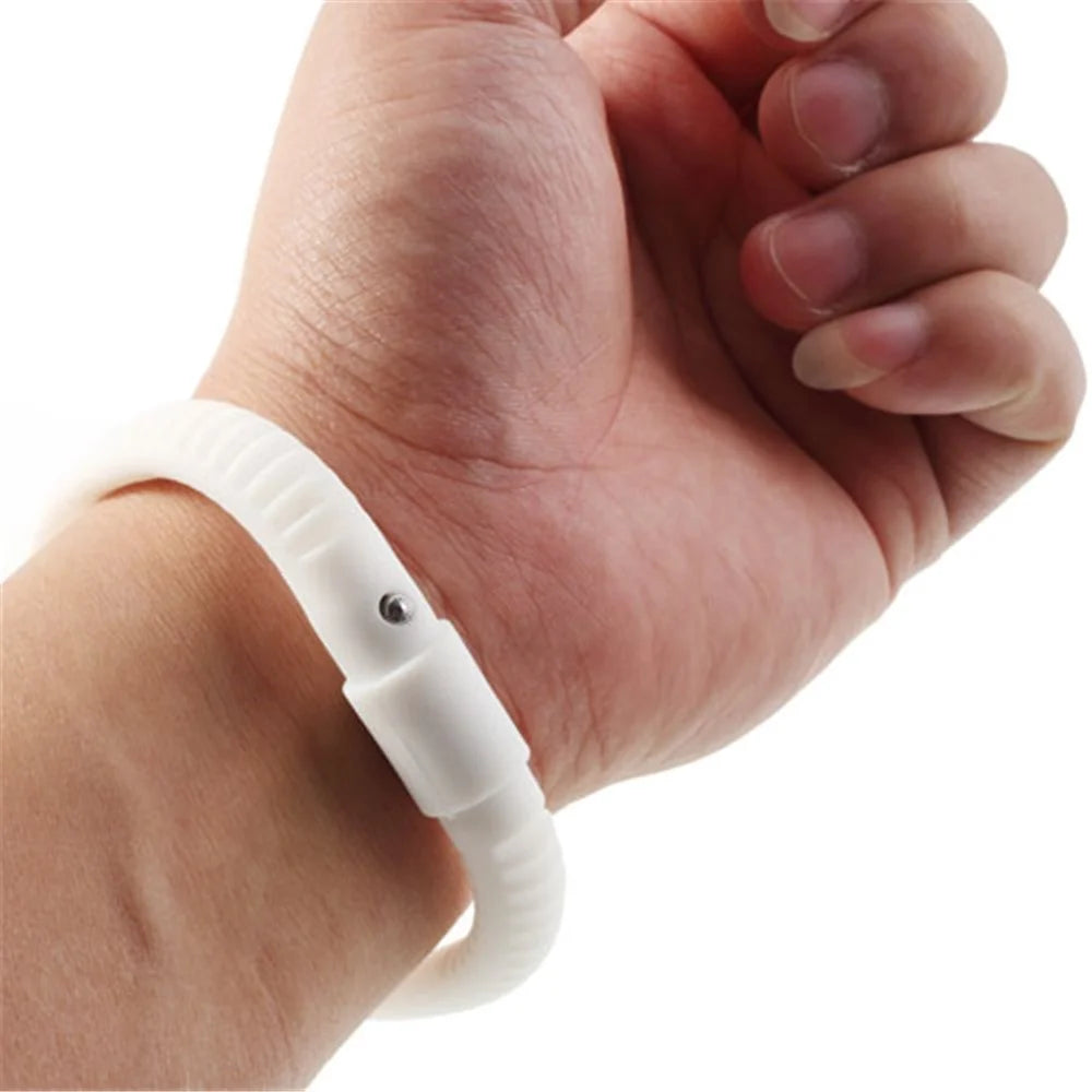 Silicone Wrist Bracelet Capacitive Touch Screen Pen for iPhone iPad iPod Samsung LG - White - 2