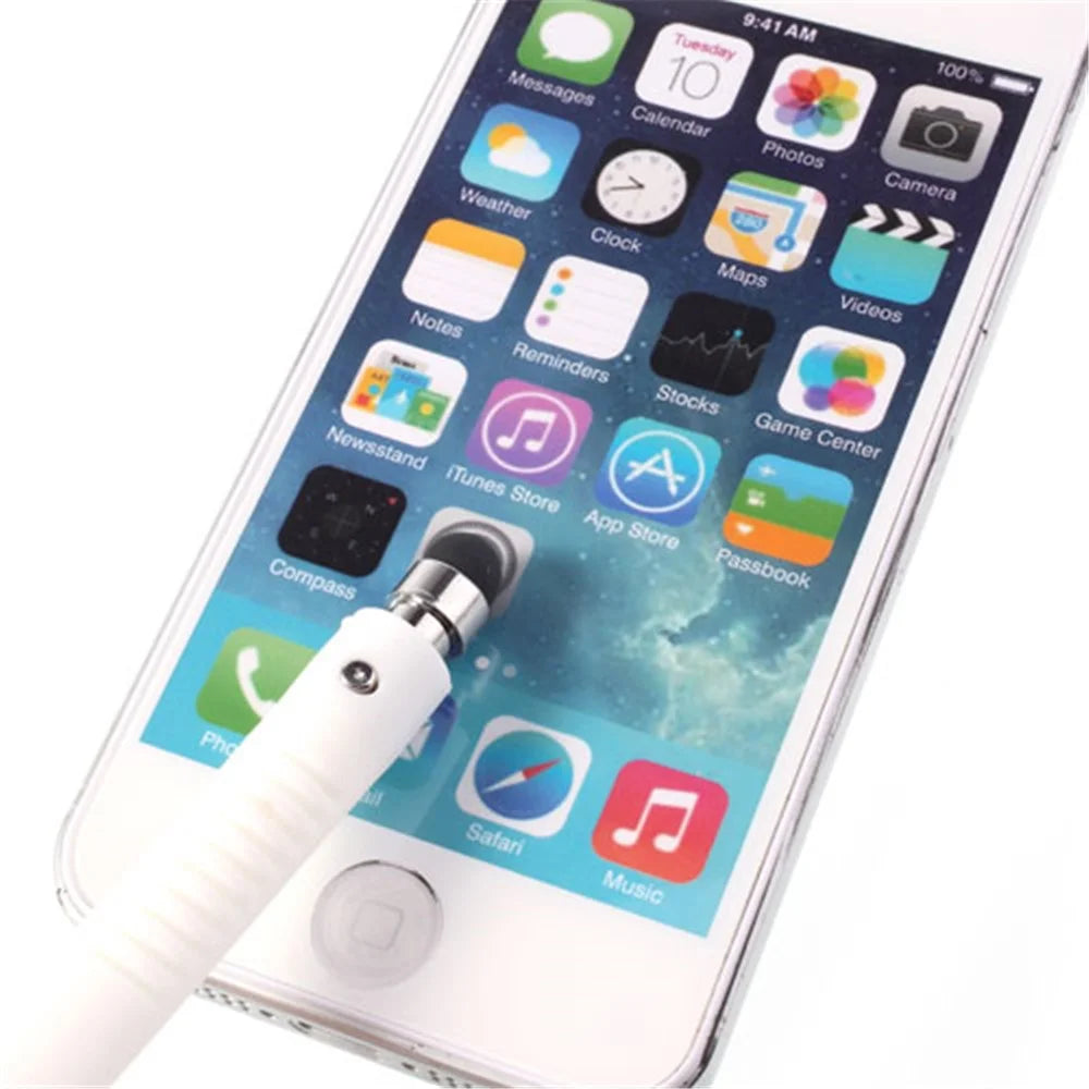 Silicone Wrist Bracelet Capacitive Touch Screen Pen for iPhone iPad iPod Samsung LG - White - 3