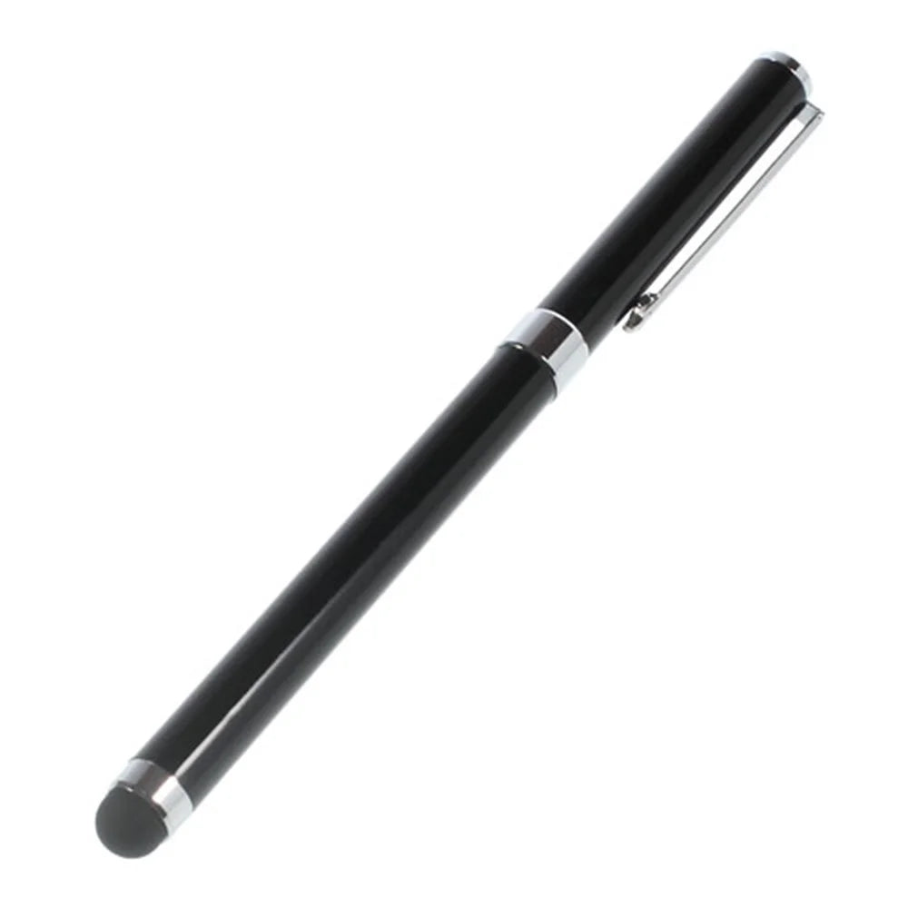 Black Multi-functional Ballpoint & Stylus Pen for Capacitive Touch Screen Devices 14cm - 2
