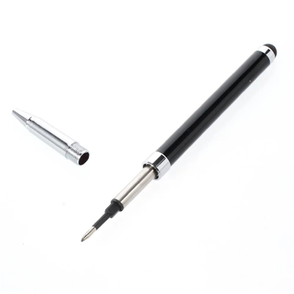 Black Multi-functional Ballpoint & Stylus Pen for Capacitive Touch Screen Devices 14cm - 6