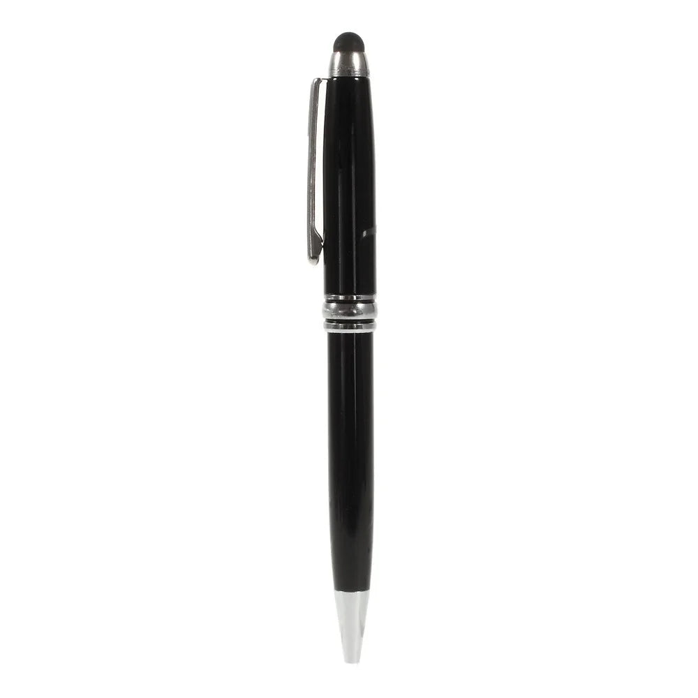 Black 2-in-1 Stylus Touch Pen + Ballpoint Pen for iPhone 6 iPad Samsung Sony HTC - 2