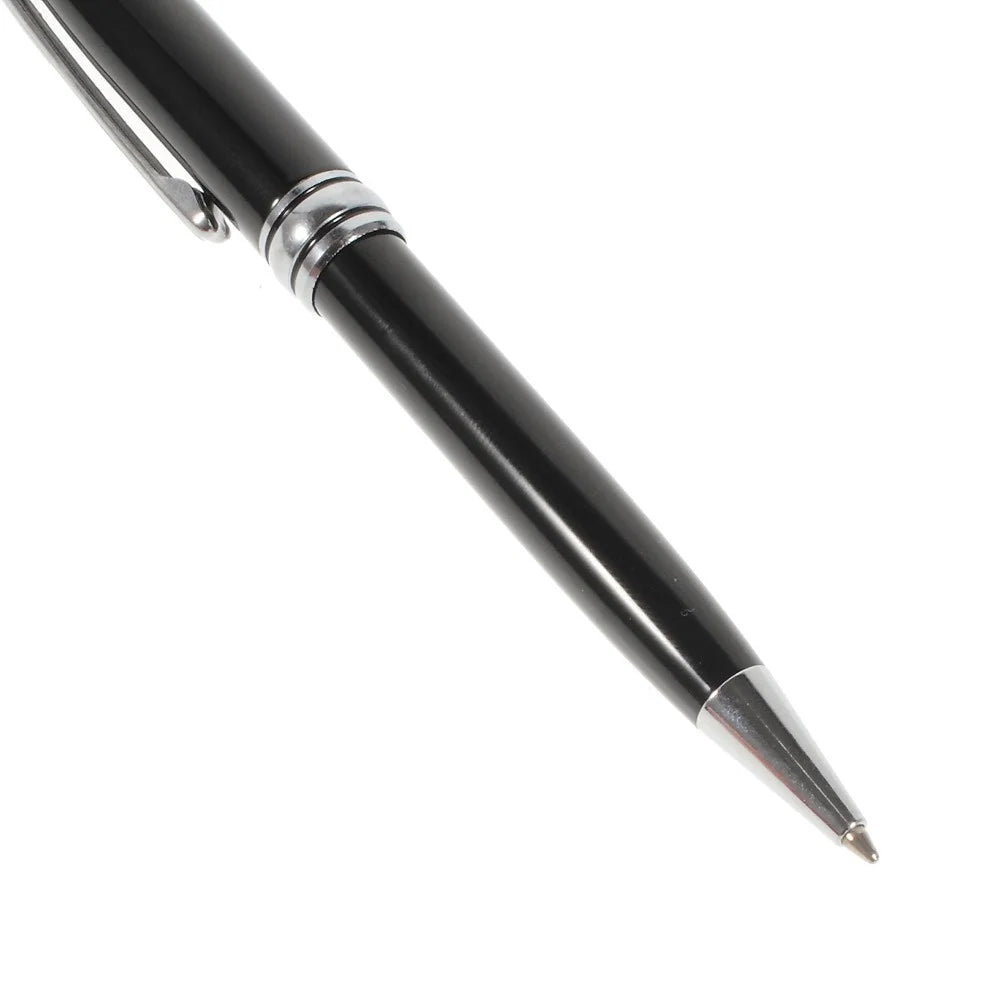 Black 2-in-1 Stylus Touch Pen + Ballpoint Pen for iPhone 6 iPad Samsung Sony HTC - 3