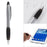 2-in-1 Capacitive Screen Stylus Touch Pen + Ballpoint Pen for iPhone iPad Samsung Sony HTC etc - Black - 1