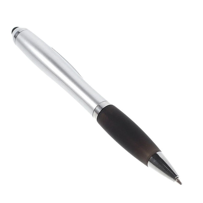 2-in-1 Capacitive Screen Stylus Touch Pen + Ballpoint Pen for iPhone iPad Samsung Sony HTC etc - Black - 3