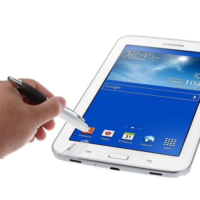 2-in-1 Capacitive Screen Stylus Touch Pen + Ballpoint Pen for iPhone iPad Samsung Sony HTC etc - Black - 4