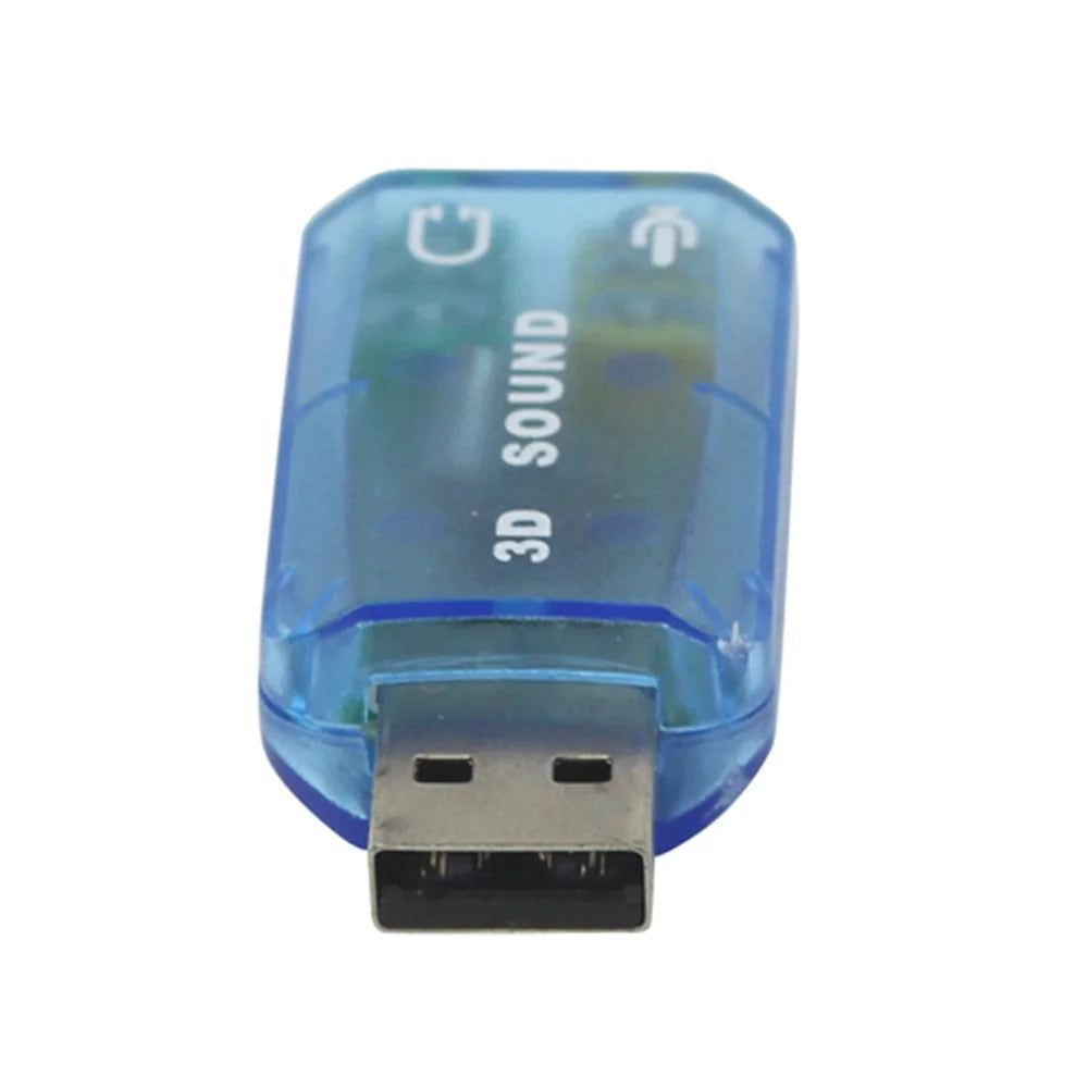 USB 2.0 to 3D Audio Sound Card Adapter Virtual 5.1 Channel - 2