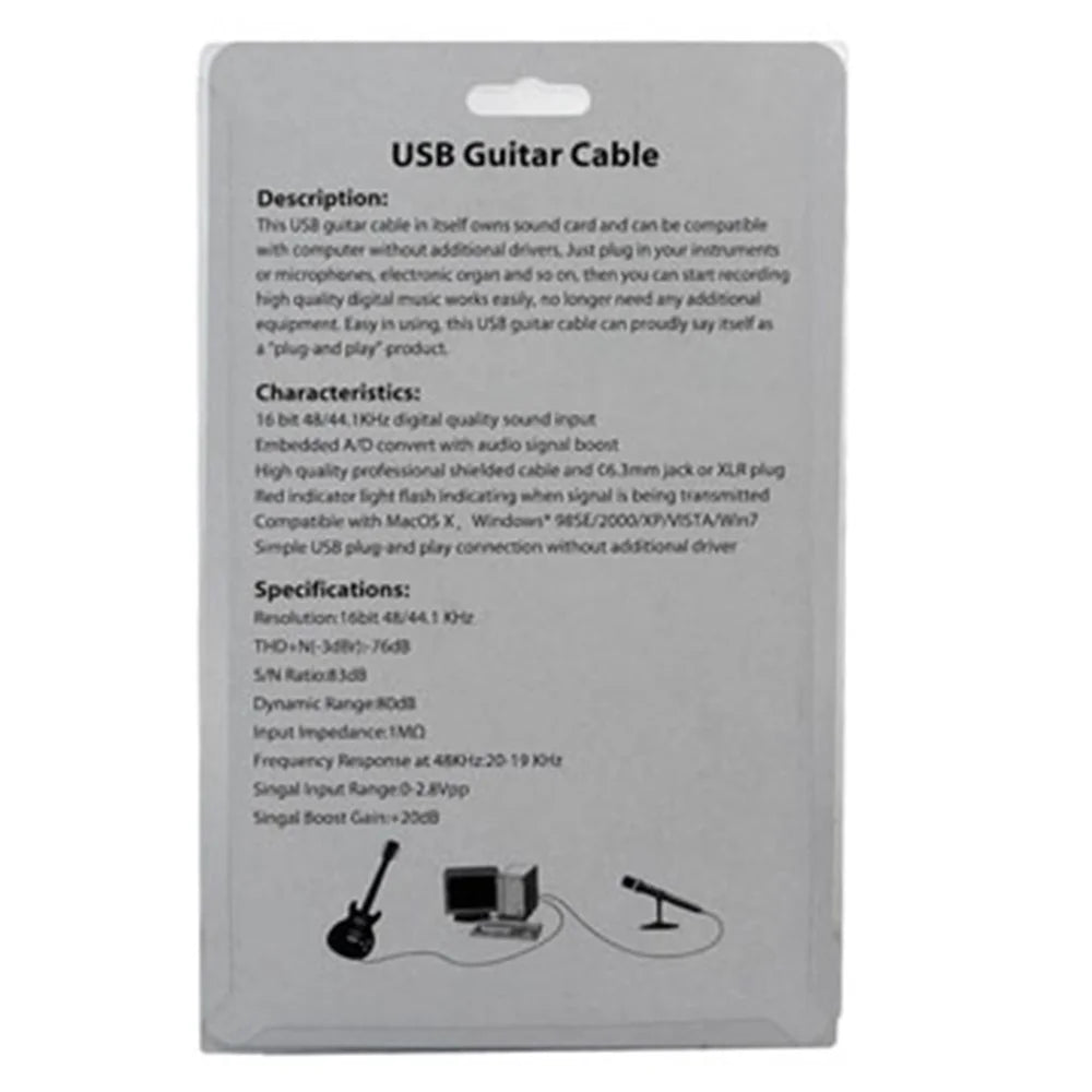 USB Guitar Cable - 4