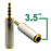 3.5 Female to 2.5 Male Audio Adapter - 1