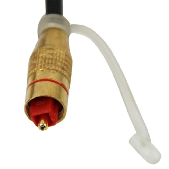 1.5M Gold Color-Plating Toslink Digital Optical Fiber Audio Cable SPDIF - 2