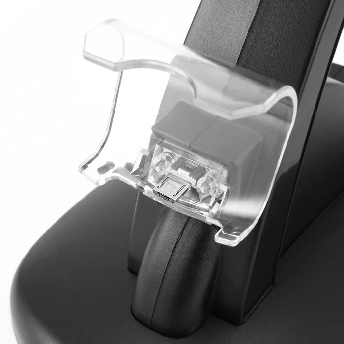 For Playstation PS4 Dual Controller Charger Dock Stand Gamepad Charging Station with LED Indicators - 7