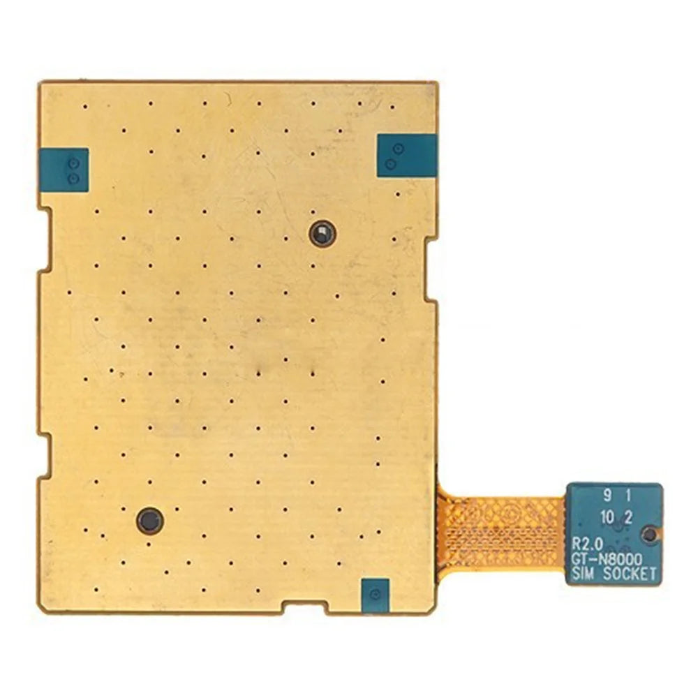 SIM Card Slot Contact Flex Cable without Metal Bracket for Samsung Galaxy Note 10.1 N8000 OEM - 2