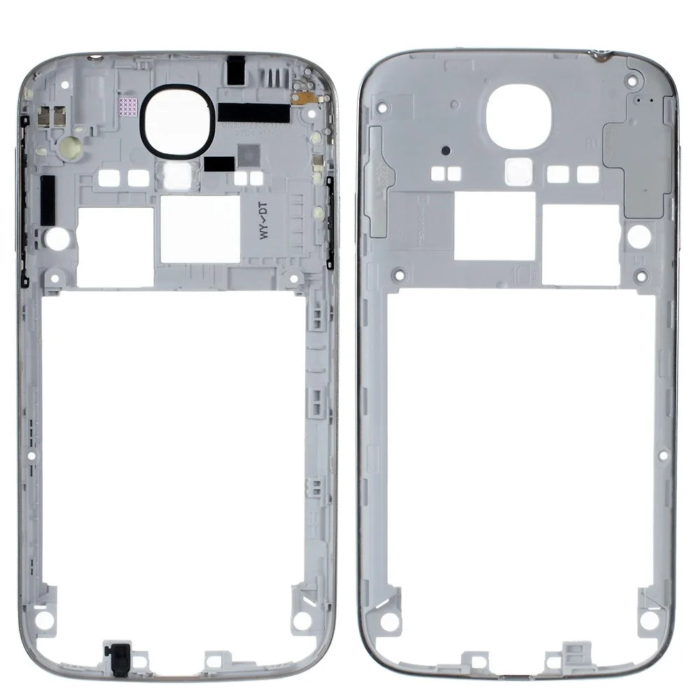 Middle Frame Bezel Replacement for Samsung Galaxy S4 S IV i9500 OEM - White - 1