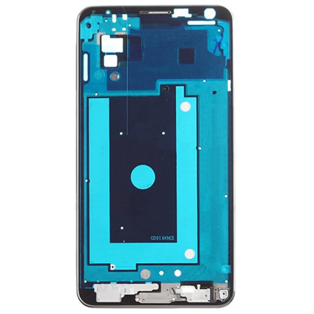 OEM for Samsung Galaxy Note 3 N9005 Front Housing Frame Bezel Plate - Silver Color - 1