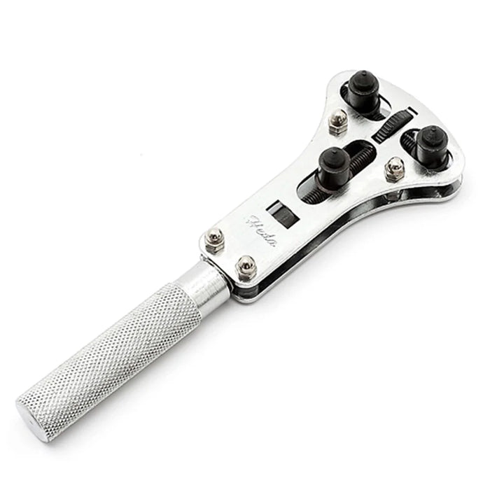 Stainless Steel Three Jaw Watch Case Opener Watch Repair Tools Remover with 15 Pins - 1