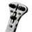Stainless Steel Three Jaw Watch Case Opener Watch Repair Tools Remover with 15 Pins - 3