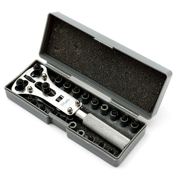 Stainless Steel Three Jaw Watch Case Opener Watch Repair Tools Remover with 15 Pins - 5