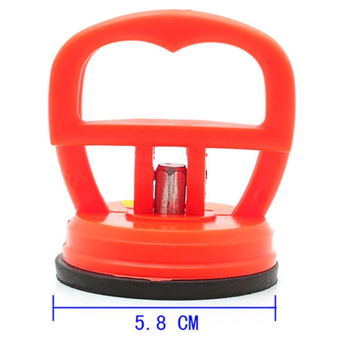 Orange Suction Cup Dent Puller Smartphone Glass Panel Repair Tool, Size: 5.8 x 6.5cm - 1