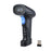 2.4G 1D / 2D / QR Barcode Scanner Bar Code Wireless Reader with USB Receiver - Black - 1