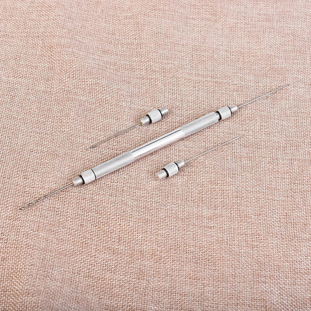 Fishing Baiting Needle Set 5-in-1 Aluminum Alloy Carp Fishing Rigging Needle Stringer Drill Hooks Fishing Bait Needle Tool - 6