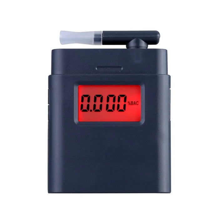 AT-838 Digital Breath Alcohol Tester with Backlight Breathalyzer Driving Essentials - Grey - 5