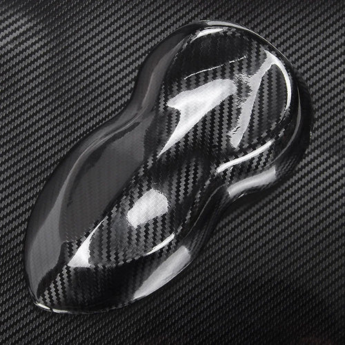5D Vinyl Film Carbon Fiber Car Wrap Film Carbon Fiber Car Sticker Accessory Auto Film - Black - 1