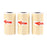 Self-adhesive Printable Color Sticker Paper Roll Direct Thermal Paper - Three Roll Yellow - 1