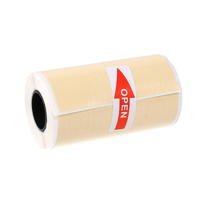 Self-adhesive Printable Color Sticker Paper Roll Direct Thermal Paper - Three Roll Yellow - 3