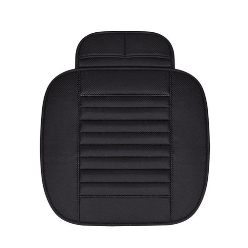 Car Seat Pad Cover Breathable Comfort Car Front Driver/Passenger Seat Cushion - Black - 1