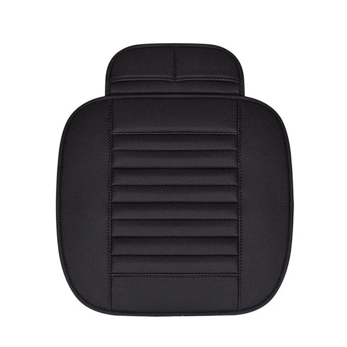 Car Seat Pad Cover Breathable Comfort Car Front Driver/Passenger Seat Cushion - Black - 1