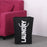 Practical Foldable Laundry Bag Washing Dirty Clothes Laundry Basket Durable Storage Bag with Alloy Handle - Black - 7