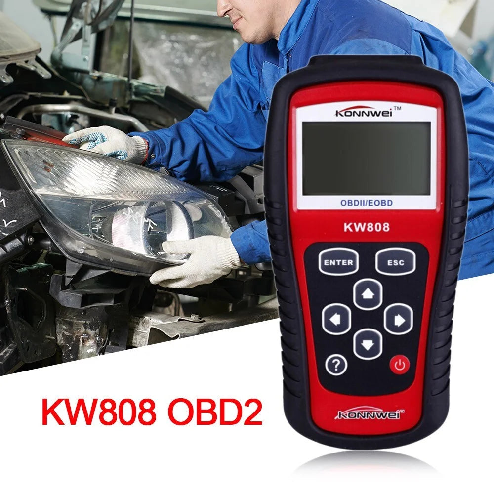 KONNWEI KW808 OBDII EOBD Car Code Reader Tester Diagnostic Scanner - 2